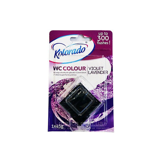 Kolorado WC čistiaca kocka fialová levanduľa 45g