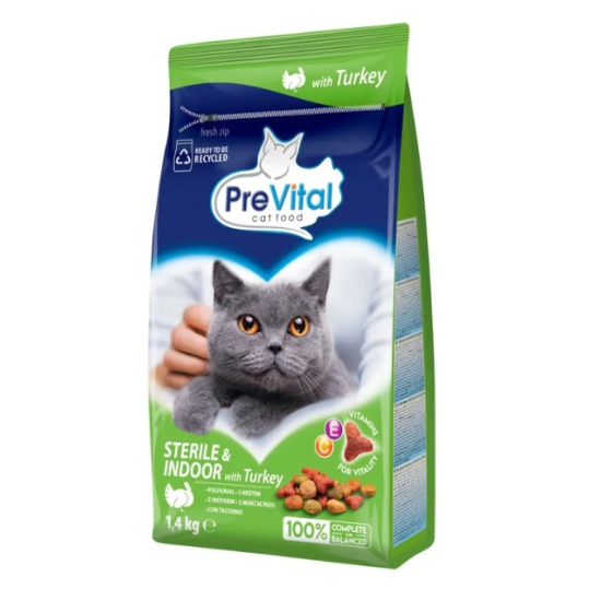 Prevital Granule pre mačky morka 8kg adult