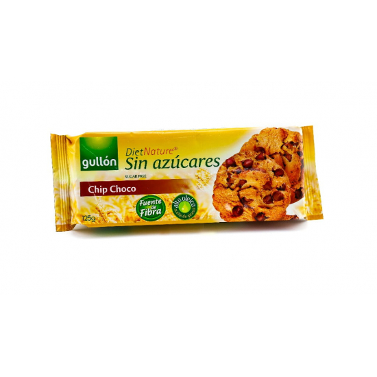 Gullón Keksy s kúskami čokolády, so sladidlom 125g