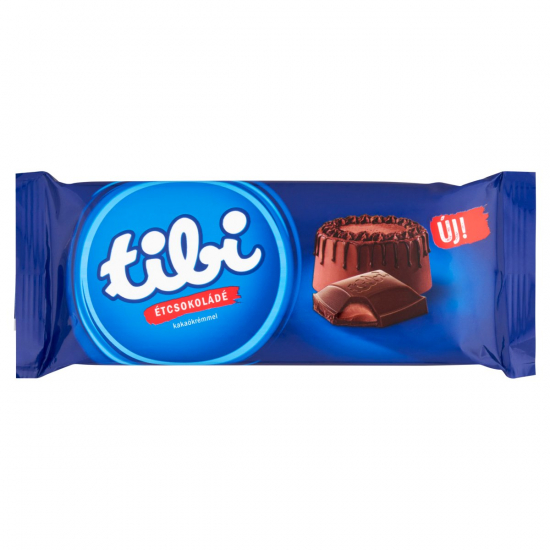 Tibi Horká čokoláda plnená s čokoládovým krémom 90g