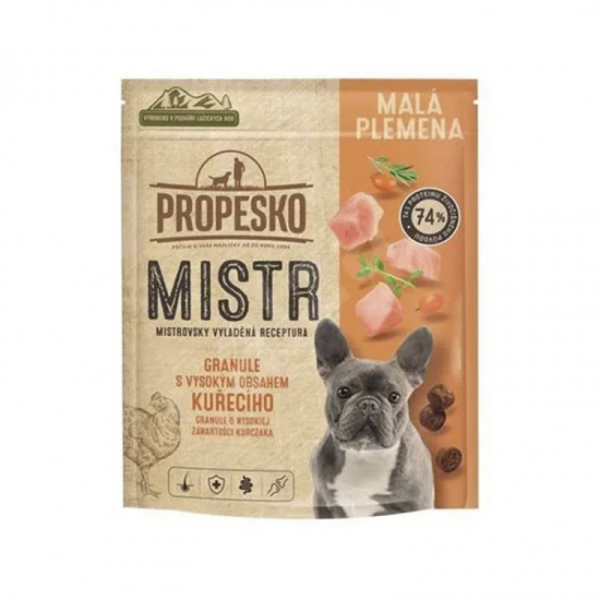 Propesko Mistr Granule pre psov s hydinou pre malé plemená 1,5kg