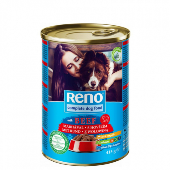 Reno konzerva pre psy hovädzie 415g