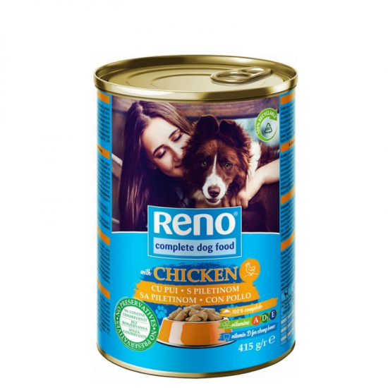 Reno konzerva pre psy hydina 415g