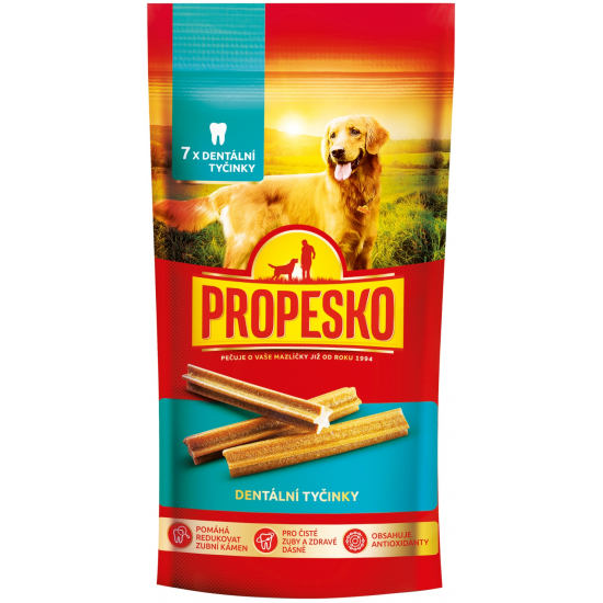Propesko Snack pre psov dentálne tyčinky 7ks/110g