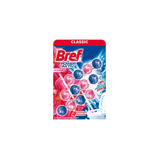 Bref WC Blok Power Aktiv 3x50g Flower