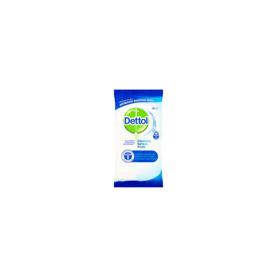 DETTOL Antibakt.utierky na povrchy 36ks